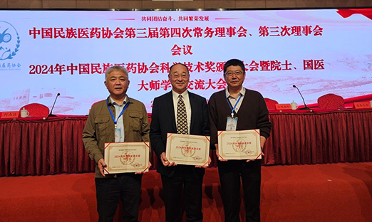 喜报！BBIN宝盈集团集团荣获 2024 年中国民族医药协会科学技术进步奖一等奖